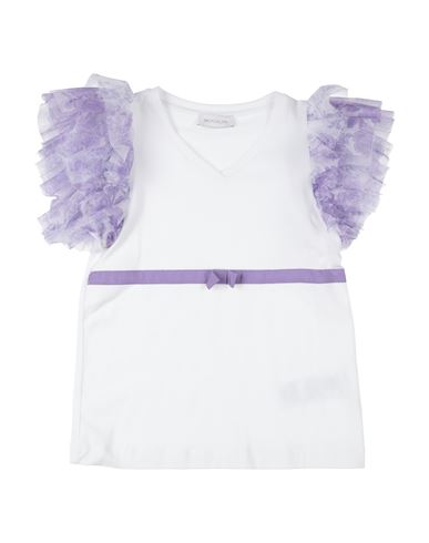Monnalisa Toddler Girl Top White Size 6 Cotton, Elastane, Polyester In White