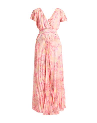 Liu •jo Woman Maxi Dress Pink Size 6 Polyester In Pink