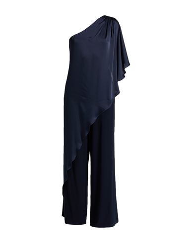 Joseph Ribkoff Signature Woman Jumpsuit Midnight Blue Size 16 Polyester, Elastane In Blue