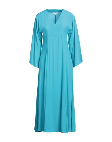 Camicettasnob Woman Maxi Dress Azure Size 10 Viscose In Blue