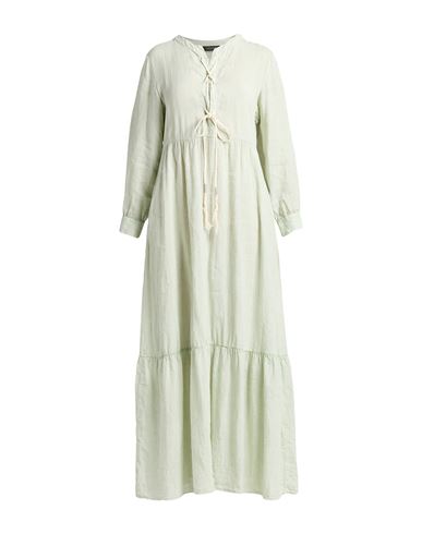 Fabiana Filippi Terra Woman Maxi Dress Light Green Size 10 Linen In Green