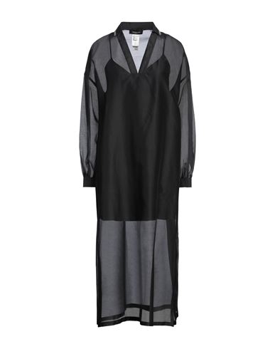 FABIANA FILIPPI FABIANA FILIPPI WOMAN MIDI DRESS BLACK SIZE 10 POLYESTER, ELASTANE 