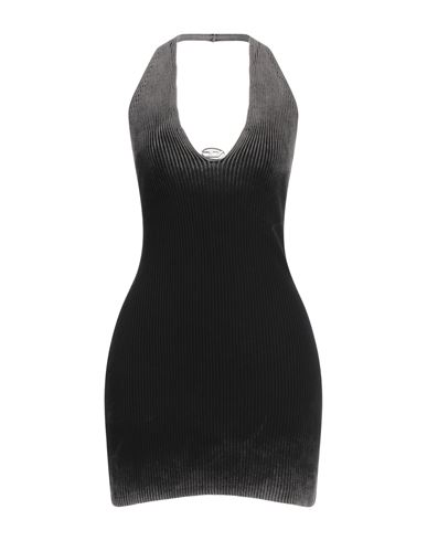 Diesel Woman Mini Dress Black Size S Cotton