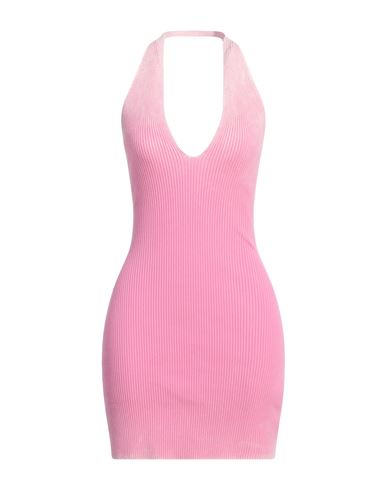 Diesel Woman Mini Dress Pink Size S Cotton In Pink