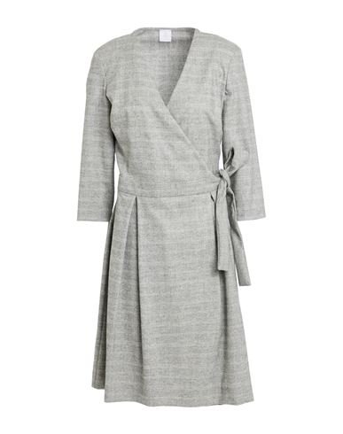 Eleventy Woman Mini Dress Grey Size 2 Wool, Cashmere, Elastane, Polyamide, Polyester In Gray
