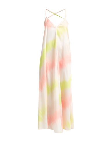 VICOLO VICOLO WOMAN MAXI DRESS YELLOW SIZE S POLYESTER 