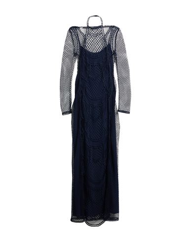 Alberta Ferretti Woman Maxi Dress Midnight Blue Size 6 Polyester