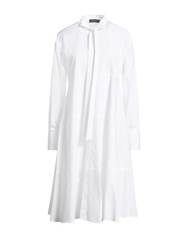 Midi-Kleid Damen Weiß 32,34,36,38,40 Damen