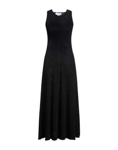 FABIANA FILIPPI FABIANA FILIPPI WOMAN MIDI DRESS BLACK SIZE 4 COTTON 