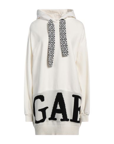 Shop Gaelle Paris Gaëlle Paris Woman Mini Dress Off White Size 0 Cotton, Elastane, Acrylic, Wool