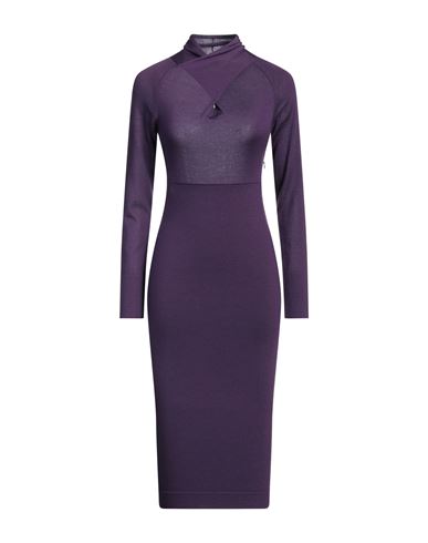 Vestido midi Mujer Morado XS Mujer