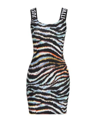 Shop Just Cavalli Woman Mini Dress Black Size 6 Polyamide, Elastane