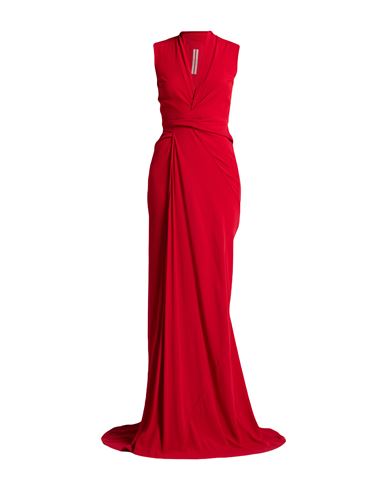 Rick Owens Woman Maxi Dress Red Size 4 Acetate, Silk In Red