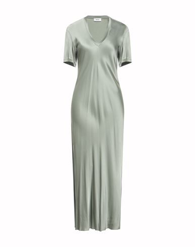 Dixie Woman Maxi Dress Sage Green Size M Viscose, Elastane In Sage Green