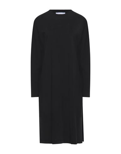 Shop Gaelle Paris Gaëlle Paris Woman Midi Dress Black Size 4 Cotton, Polyamide, Elastane, Polyester
