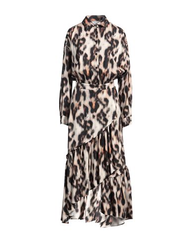 Gaelle Paris Gaëlle Paris Woman Midi Dress Sand Size 4 Viscose
