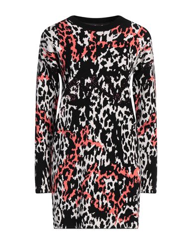 Shop Just Cavalli Woman Mini Dress Black Size S Viscose, Polyester