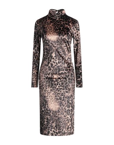 Shop Gaelle Paris Gaëlle Paris Woman Midi Dress Sand Size 10 Polyester, Elastane In Beige