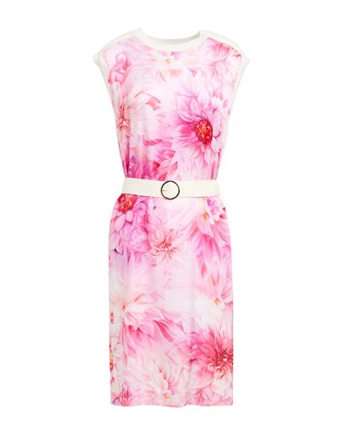 Escada Woman Mini Dress Fuchsia Size Xl Viscose, Polyester