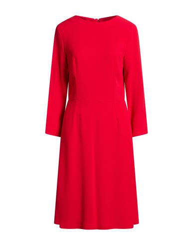 Midi-Kleid Damen Rot 32,34,36,38 Damen