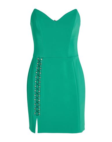 Elisabetta Franchi Woman Mini Dress Emerald Green Size 6 Viscose, Elastane