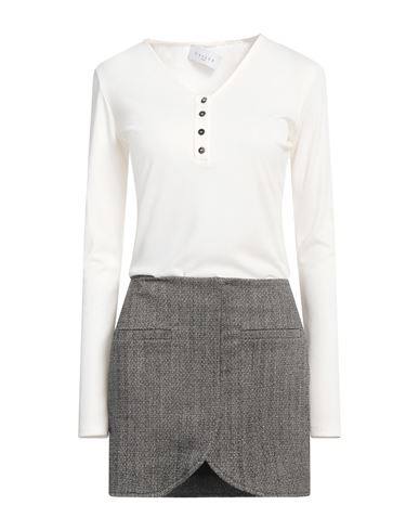 Shop Gaelle Paris Gaëlle Paris Woman Mini Dress White Size 4 Polyester, Viscose, Elastane