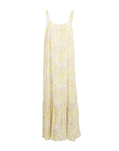 Woolrich Woman Maxi Dress Pastel Yellow Size L Viscose