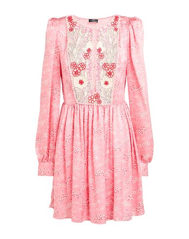 Elisabetta Franchi Woman Mini Dress Pink Size 4 Silk In Pink