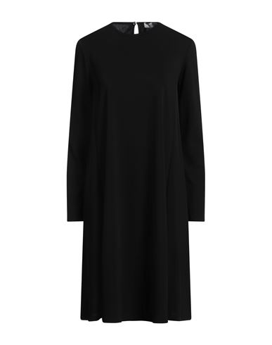 Max Mara Leisure Woman Midi Dress Black Size L Triacetate, Polyester In Black
