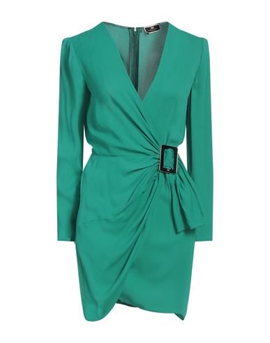 Elisabetta Franchi Woman Mini Dress Emerald Green Size 6 Viscose In Green
