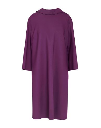 Shop Avolio Milano Woman Midi Dress Mauve Size 12 Virgin Wool, Lyocell, Polyamide In Purple