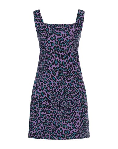 Gaelle Paris Gaëlle Paris Woman Mini Dress Mauve Size 12 Polyester, Elastane In Purple
