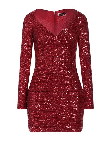 Elisabetta Franchi Woman Mini Dress Red Size 4 Polyester In Red