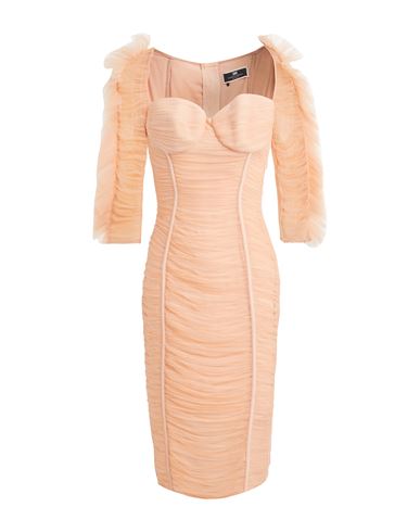 Elisabetta Franchi Woman Midi Dress Blush Size 6 Polyamide In Pink