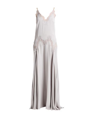 Elisabetta Franchi Red Carpet Woman Maxi Dress Light Grey Size 6 Viscose, Cotton, Polyamide In Grey