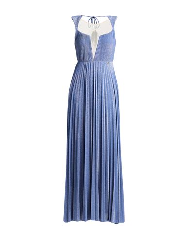 Maxi-Kleid Damen Blaugrau 32,34,36,38 Damen