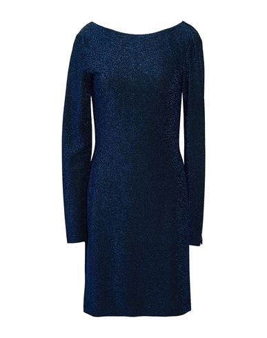 Shop Gaelle Paris Gaëlle Paris Woman Mini Dress Blue Size 4 Polyamide, Polyester, Elastane