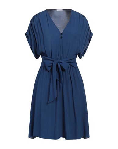 PATRIZIA PEPE PATRIZIA PEPE WOMAN MINI DRESS BLUE SIZE 10 VISCOSE 