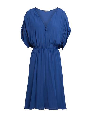 Patrizia Pepe Woman Mini Dress Midnight Blue Size 10 Viscose