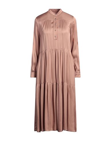 ALESSIA SANTI ALESSIA SANTI WOMAN MIDI DRESS BLUSH SIZE 8 VISCOSE 