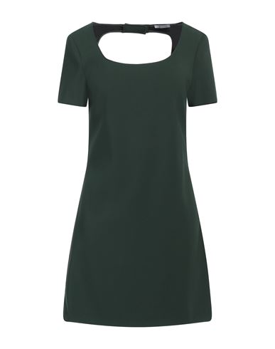 PATRIZIA PEPE PATRIZIA PEPE WOMAN MINI DRESS GREEN SIZE 12 POLYESTER, ELASTANE 