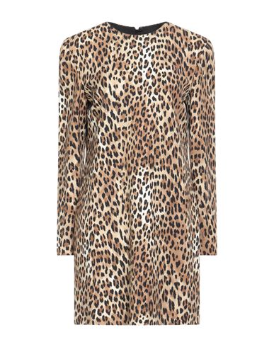 Moschino Couture Woman Mini Dress Sand Size 10 Viscose, Virgin Wool, Elastane