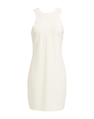 PATRIZIA PEPE PATRIZIA PEPE WOMAN MINI DRESS IVORY SIZE 3 POLYAMIDE, ELASTANE 