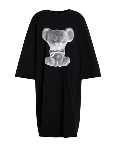 Vivienne Westwood Woman Midi Dress Black Size L Organic Cotton In Black