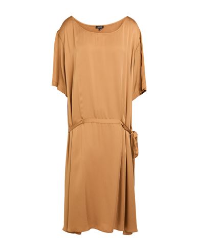 Aspesi Woman Midi Dress Camel Size 8 Viscose