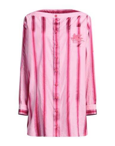 Etro Woman Mini Dress Pink Size 2 Cotton, Viscose, Silk In Pink