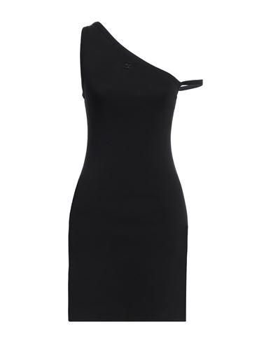 Courrèges Courreges Woman Mini Dress Black Size L Cotton In Black