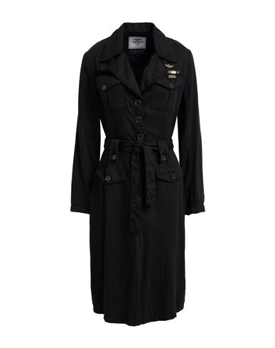 Aeronautica Militare Woman Midi Dress Black Size 6 Tencel