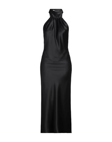 Max Mara Woman Maxi Dress Black Size 10 Silk In Black