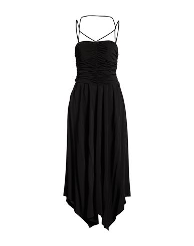 8pm Woman Midi Dress Black Size S Viscose, Elastane In Black